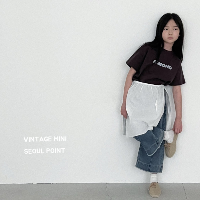 Minipoint - Korean Children Fashion - #littlefashionista - Side Slit Apron - 6