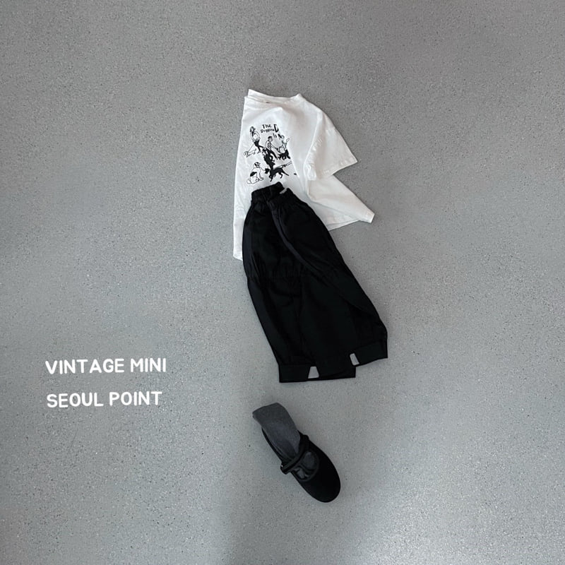 Minipoint - Korean Children Fashion - #littlefashionista - Velcro Hem Long Pants - 3