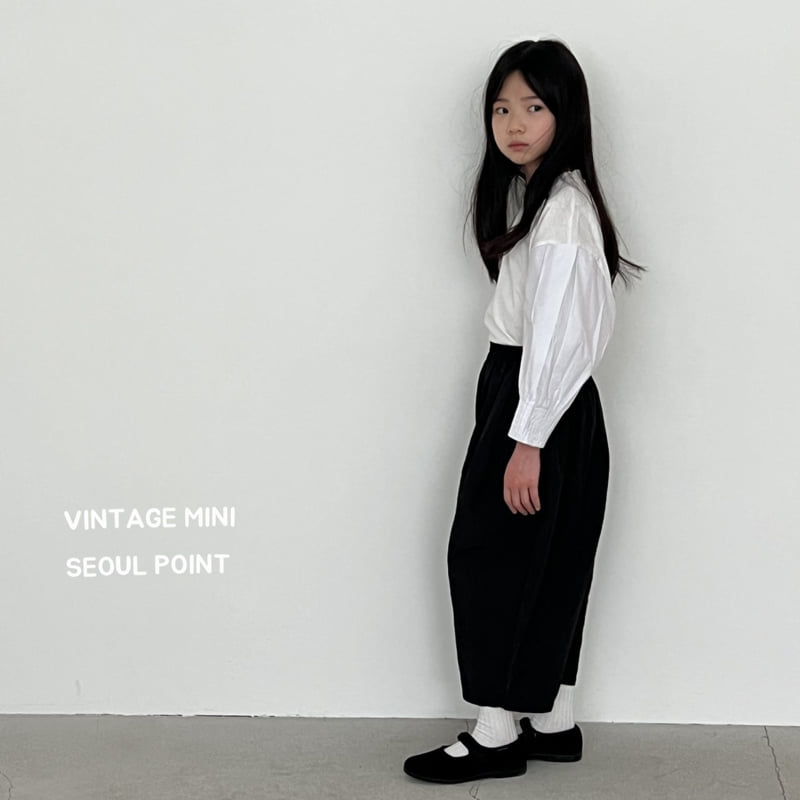 Minipoint - Korean Children Fashion - #littlefashionista - Wrinkle Pants - 12