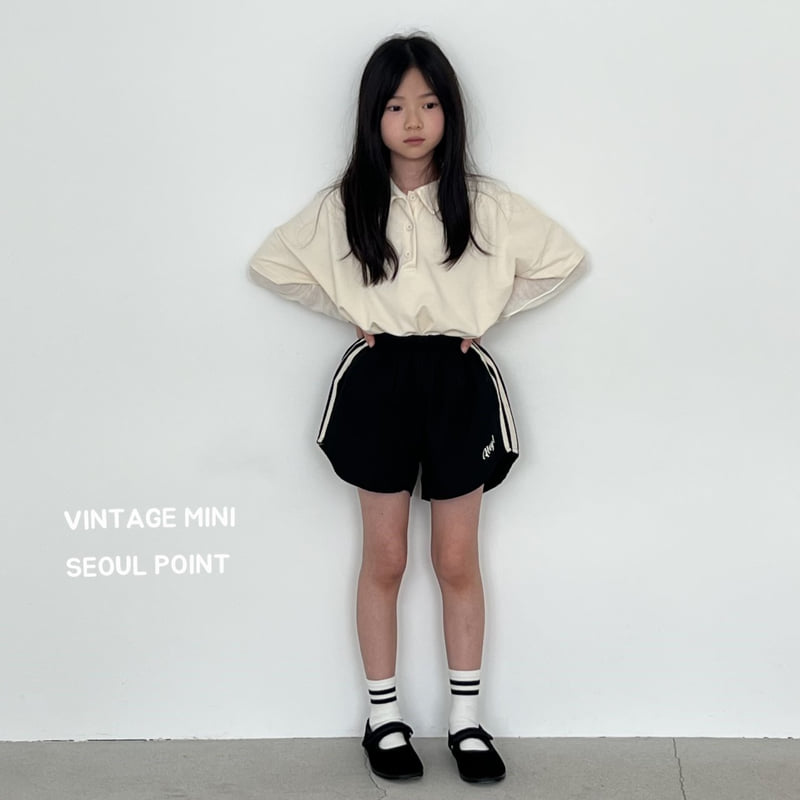 Minipoint - Korean Children Fashion - #littlefashionista - Hay Tape Shorts - 7