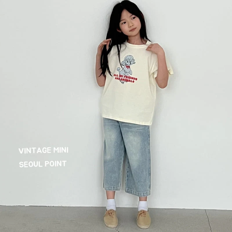 Minipoint - Korean Children Fashion - #magicofchildhood - Poodle Puppy Tee - 5