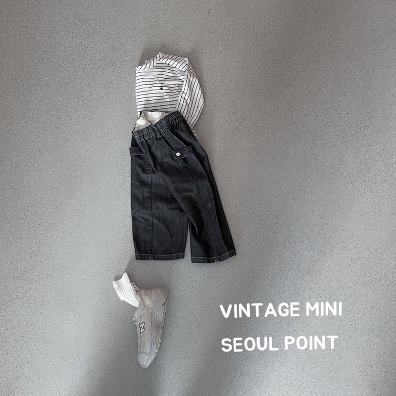 Minipoint - Korean Children Fashion - #magicofchildhood - Stripe Long Sleeve Tee - 2