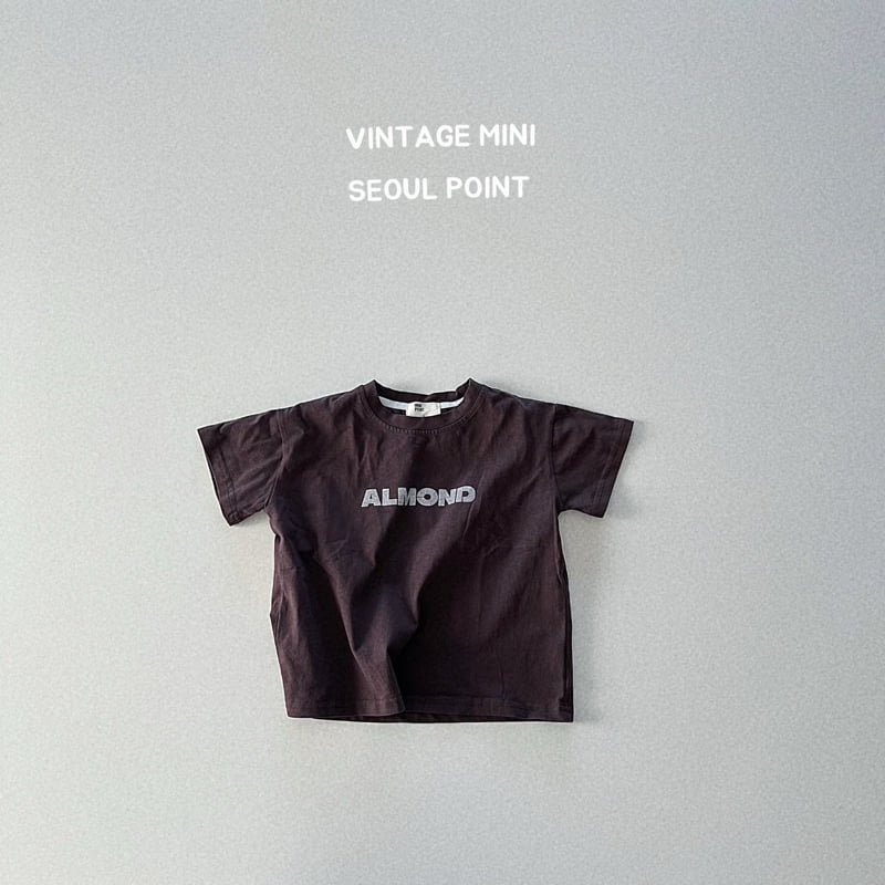 Minipoint - Korean Children Fashion - #magicofchildhood - Almond Tee