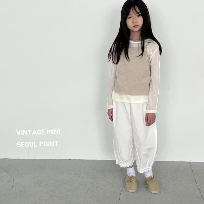 Minipoint - Korean Children Fashion - #magicofchildhood - Frill Lace Pants - 12