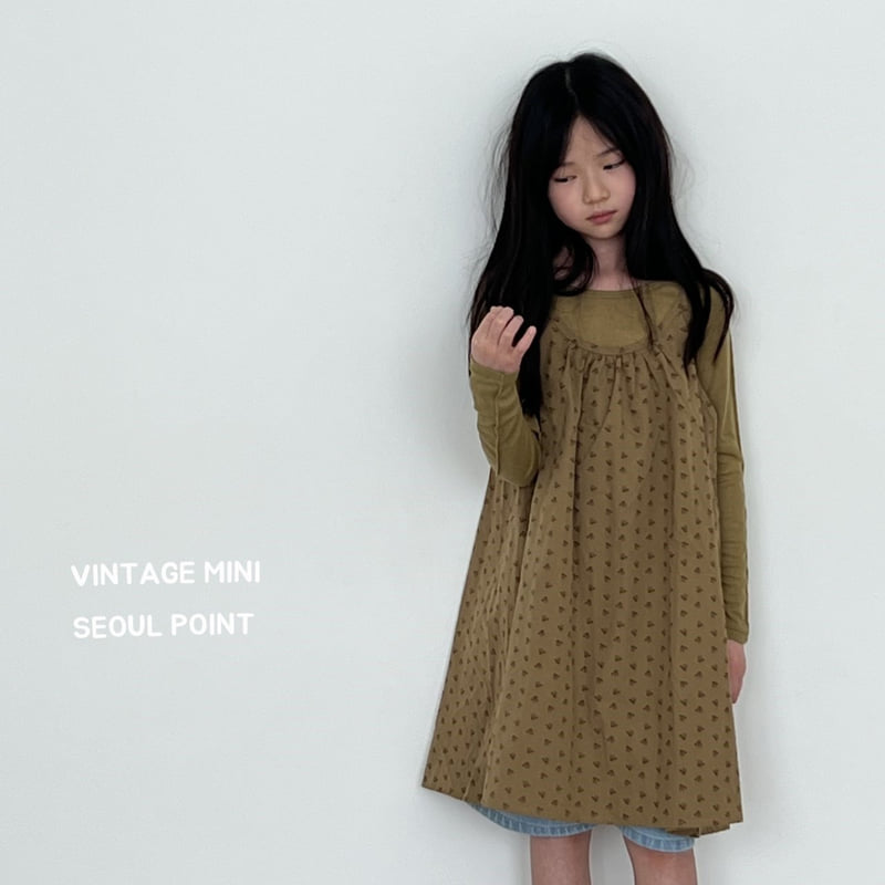 Minipoint - Korean Children Fashion - #magicofchildhood - Flower Layered One-piece - 4