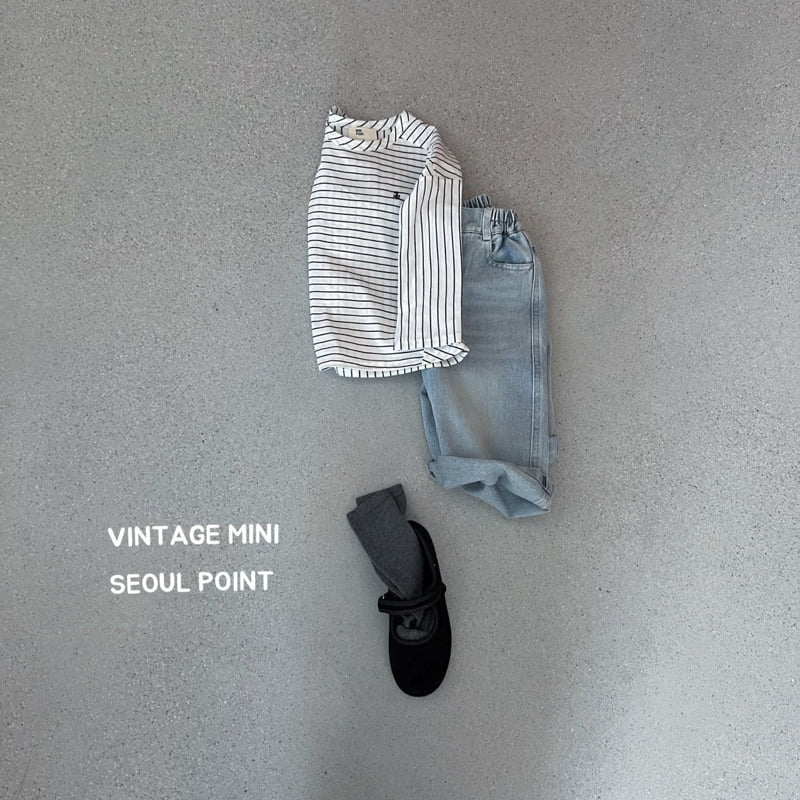 Minipoint - Korean Children Fashion - #minifashionista - Stripe Long Sleeve Tee - 3