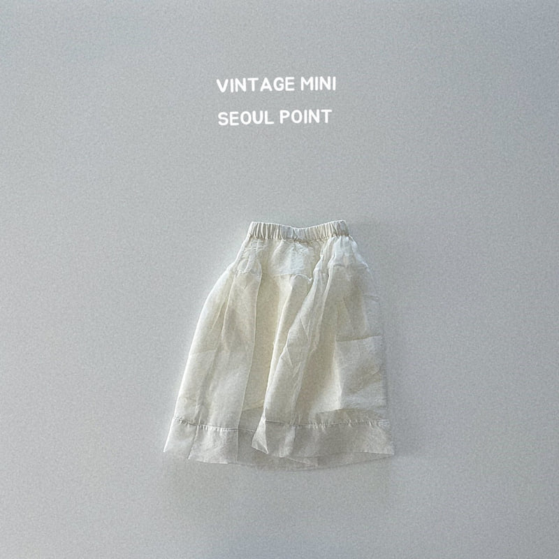 Minipoint - Korean Children Fashion - #minifashionista - Cut Skirt