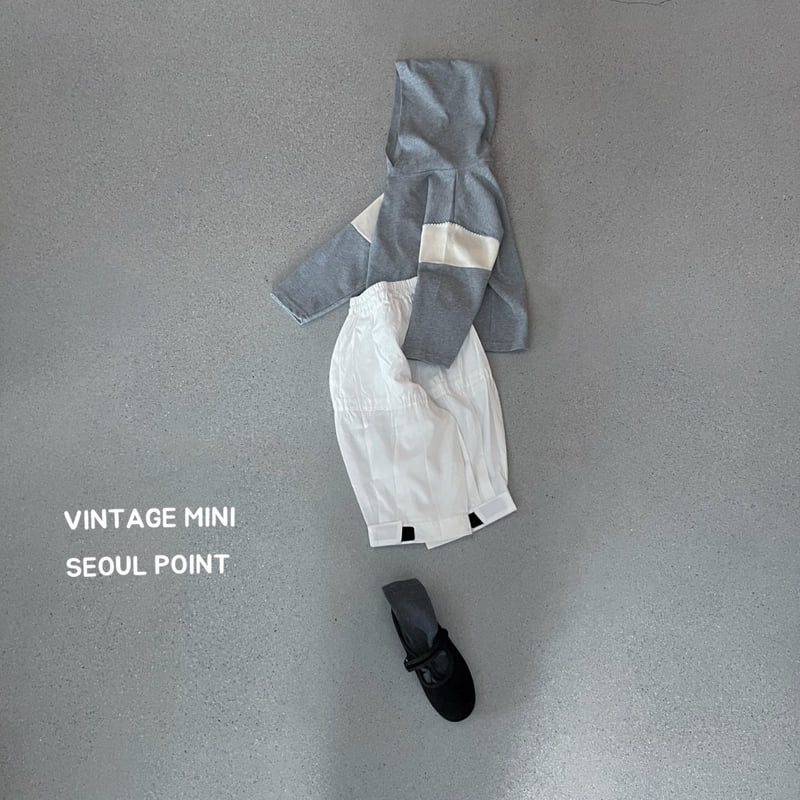 Minipoint - Korean Children Fashion - #minifashionista - Velcro Hem Long Pants - 5