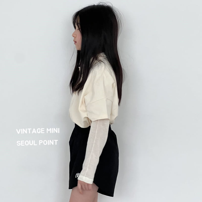 Minipoint - Korean Children Fashion - #minifashionista - Hay Tape Shorts - 9