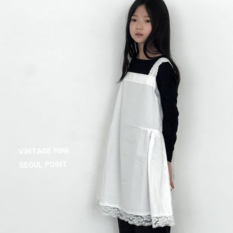 Minipoint - Korean Children Fashion - #minifashionista - Lace Layered One-piece - 6