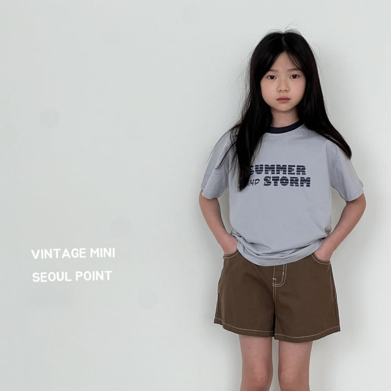 Minipoint - Korean Children Fashion - #prettylittlegirls - And Storm Tee - 5