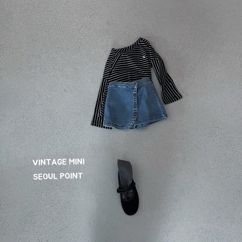 Minipoint - Korean Children Fashion - #minifashionista - Stripe Long Sleeve Tee - 4