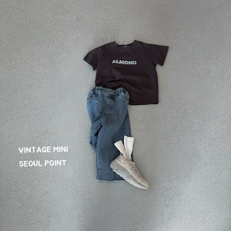 Minipoint - Korean Children Fashion - #prettylittlegirls - Almond Tee - 3