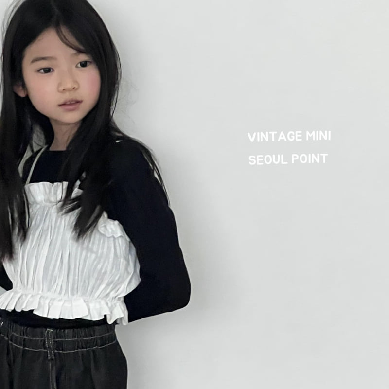 Minipoint - Korean Children Fashion - #prettylittlegirls - Lace Pleated Blouse - 7