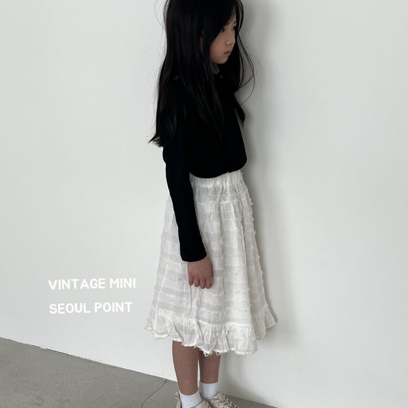 Minipoint - Korean Children Fashion - #prettylittlegirls - Vintage Skirt - 12