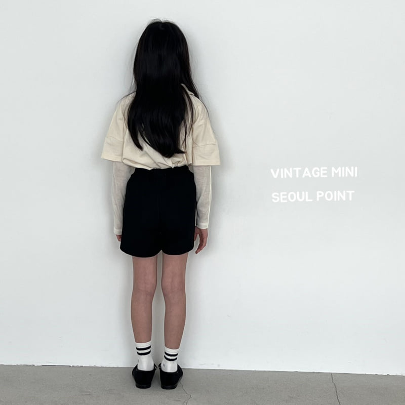 Minipoint - Korean Children Fashion - #prettylittlegirls - Hay Tape Shorts - 10