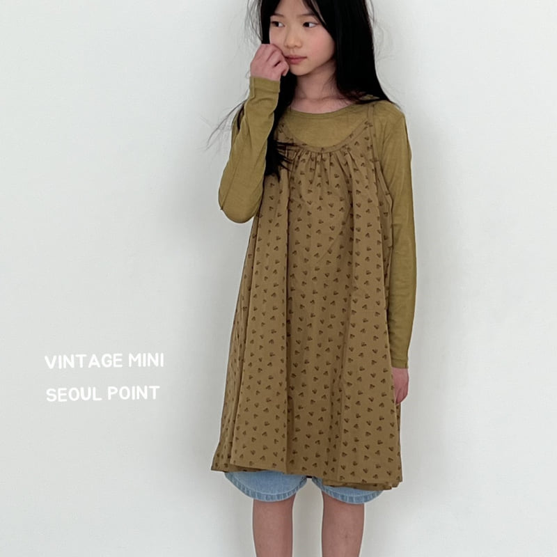 Minipoint - Korean Children Fashion - #stylishchildhood - Flower Layered One-piece - 8