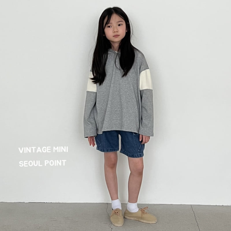 Minipoint - Korean Children Fashion - #stylishchildhood - Hood Sleeve Detail Sweatshirts - 6