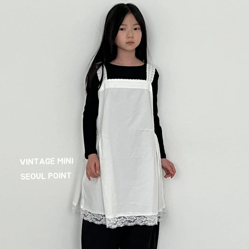 Minipoint - Korean Children Fashion - #stylishchildhood - Lace Layered One-piece - 10