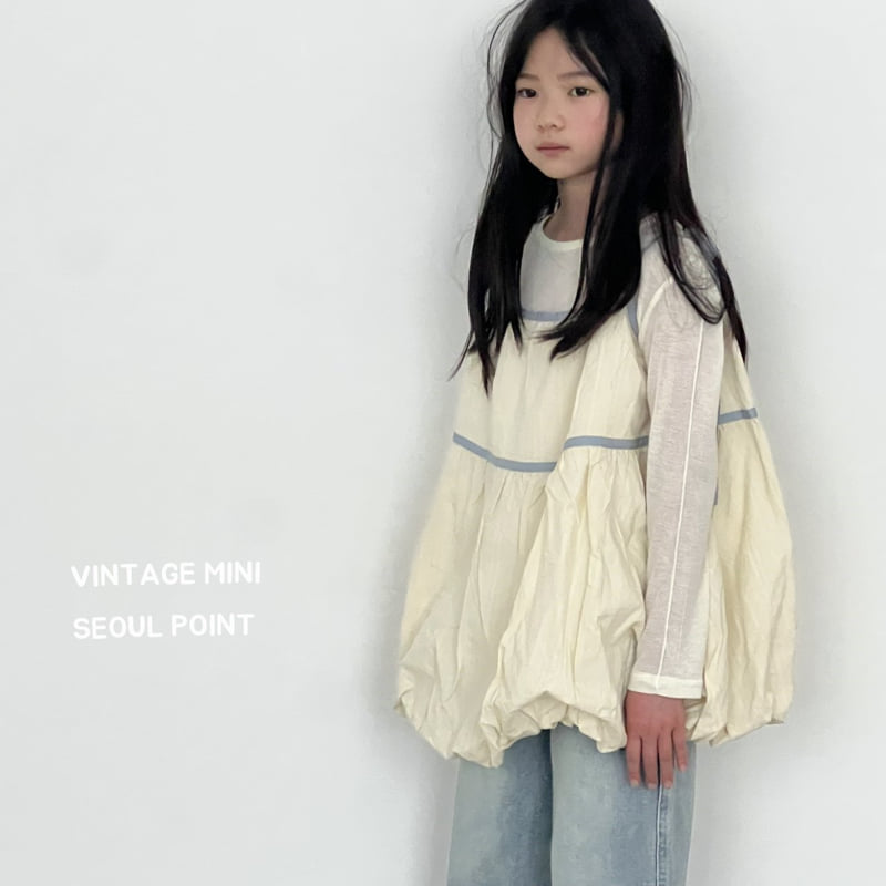Minipoint - Korean Children Fashion - #todddlerfashion - Tape Bloom One-piece - 3