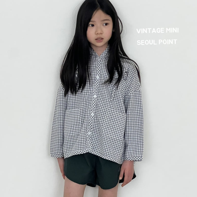 Minipoint - Korean Children Fashion - #todddlerfashion - Bear Check Hoody - 6