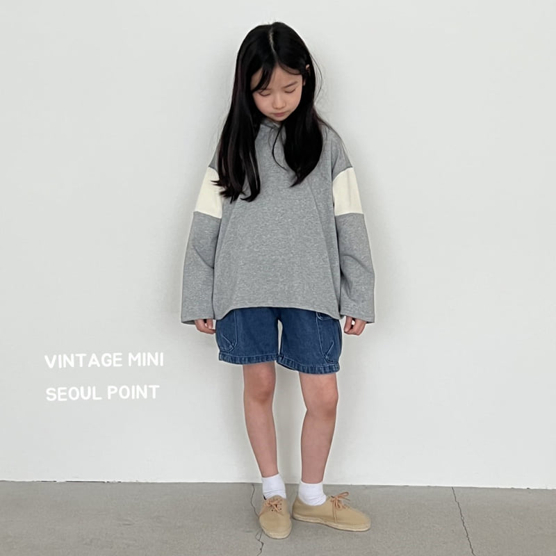 Minipoint - Korean Children Fashion - #prettylittlegirls - Hood Sleeve Detail Sweatshirts - 4