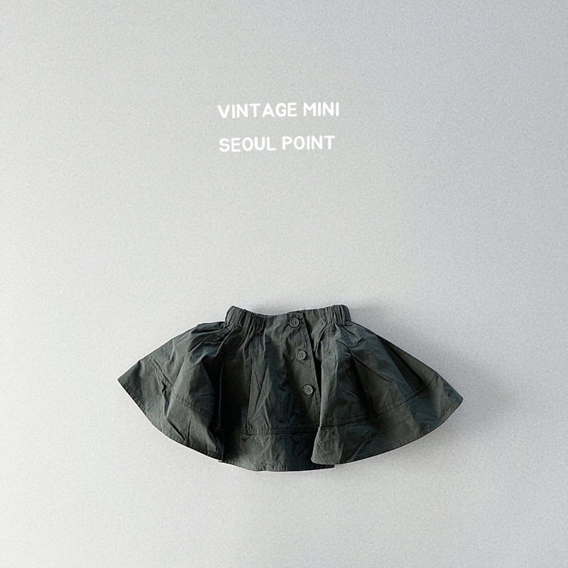 Minipoint - Korean Children Fashion - #todddlerfashion - Barbarian Skirt