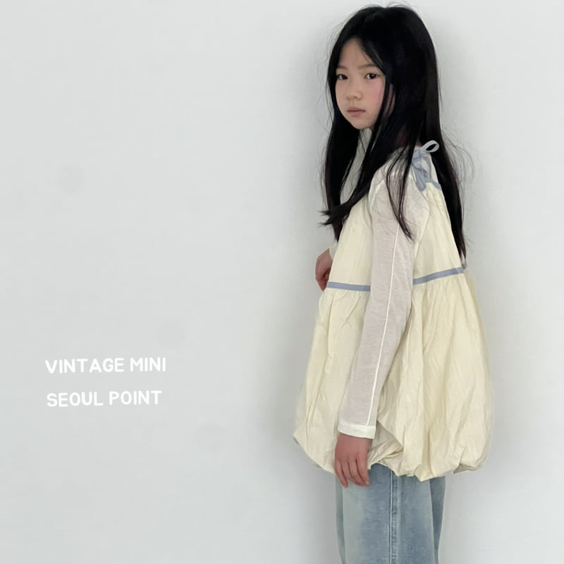 Minipoint - Korean Children Fashion - #todddlerfashion - Tape Bloom One-piece - 4