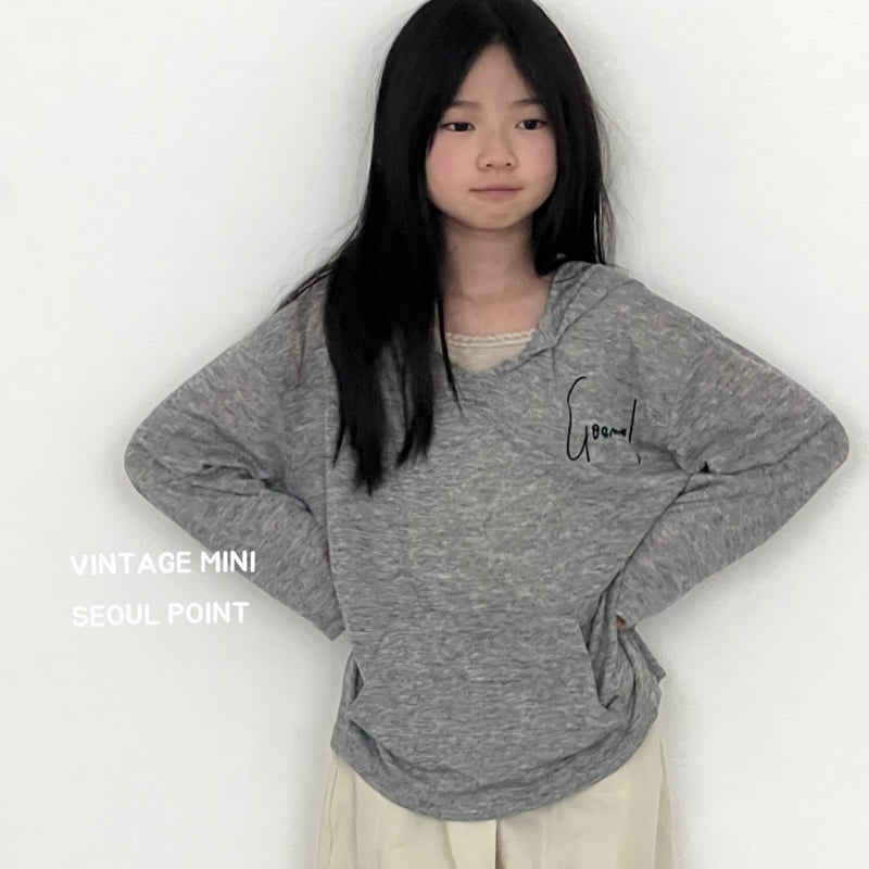 Minipoint - Korean Children Fashion - #toddlerclothing - Hooded Printing Hoody - 6