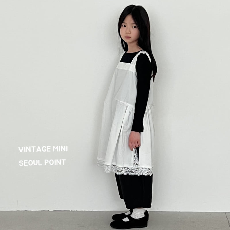 Minipoint - Korean Children Fashion - #toddlerclothing - Lace Layered One-piece - 9