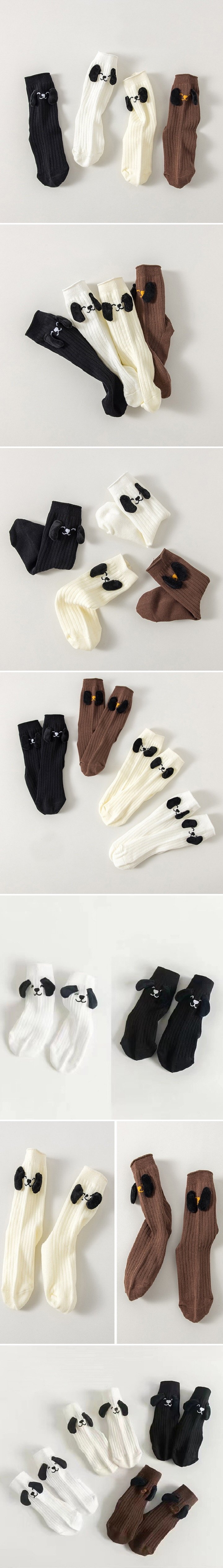 Miso - Korean Baby Fashion - #babyfashion - Puppy Socks Set