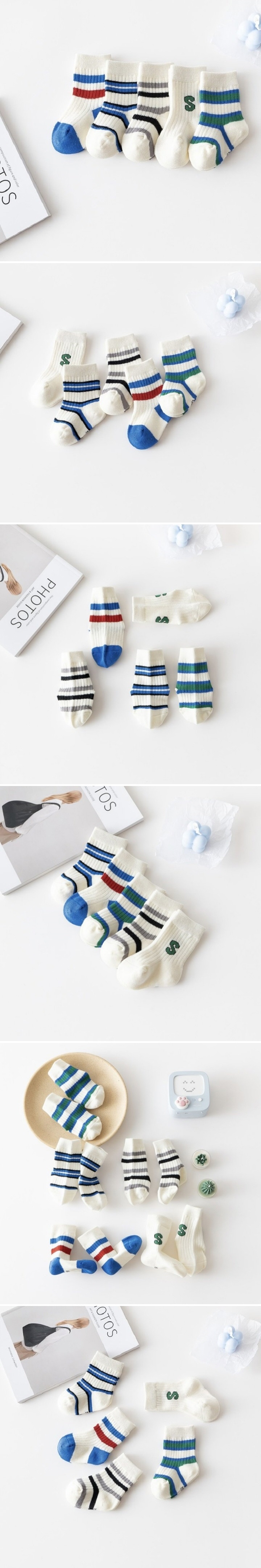 Miso - Korean Baby Fashion - #onlinebabyboutique - Robin Hood Socks Set