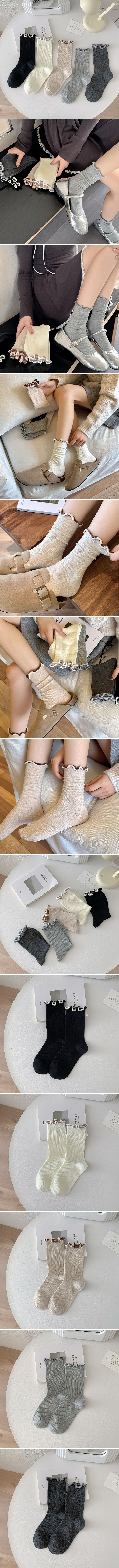 Miso - Korean Children Fashion - #fashionkids - Layered Frill Socks