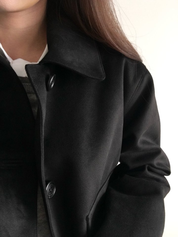Moani - Korean Women Fashion - #momslook - Crop Suede Jacket - 7