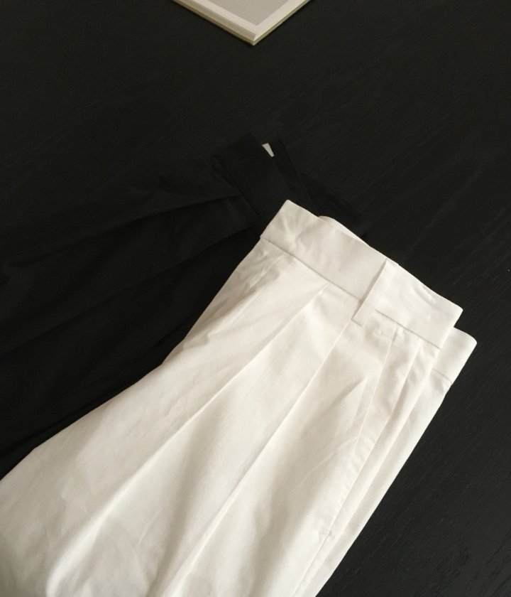 Moani - Korean Women Fashion - #momslook - Pintuck Cotton Wide Pants - 7