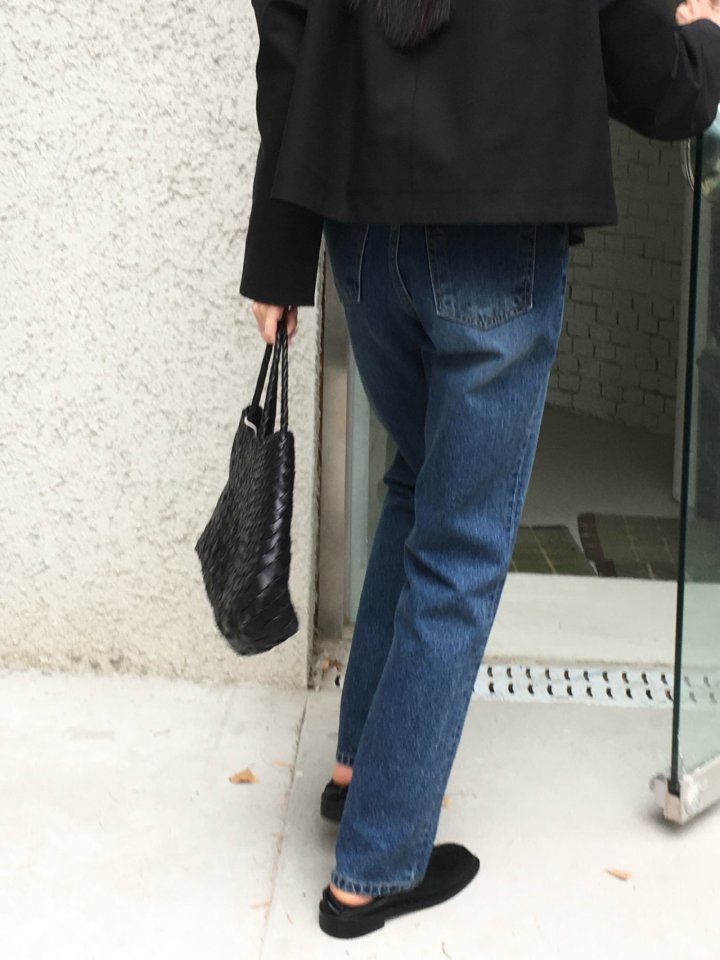 Moani - Korean Women Fashion - #momslook - Till High Slim Denim Pants