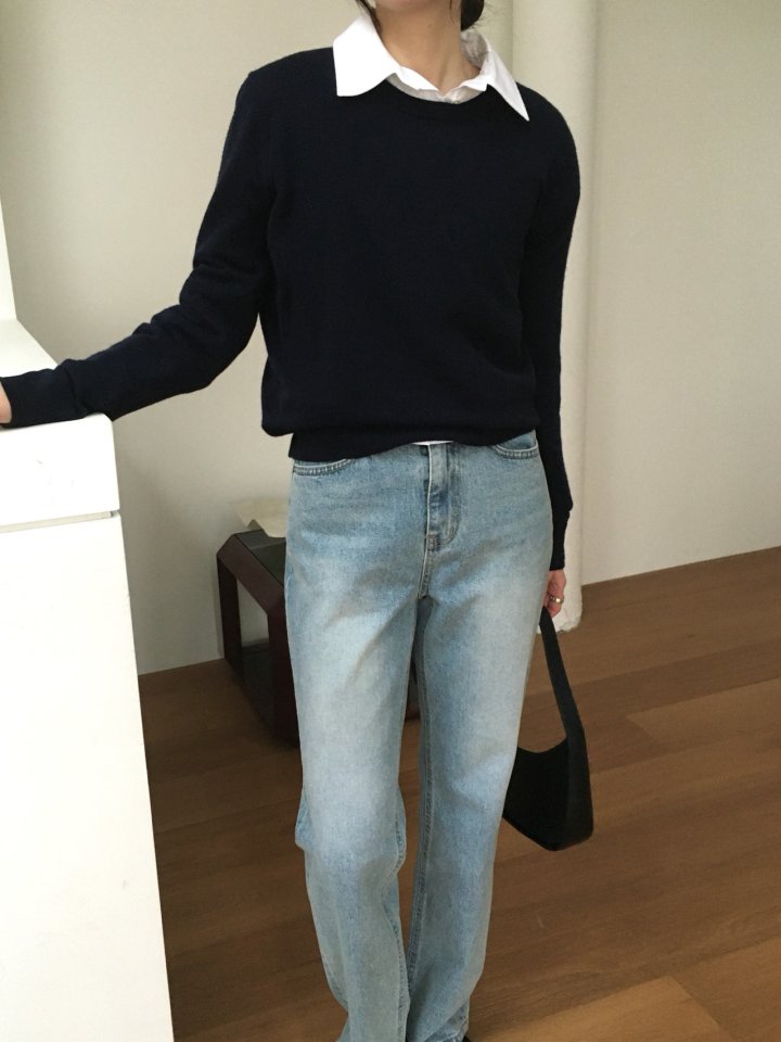 Moani - Korean Women Fashion - #momslook - Till High Slim Denim Pants