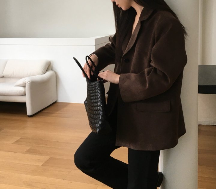 Moani - Korean Women Fashion - #momslook - French Suede Over Jacket - 9