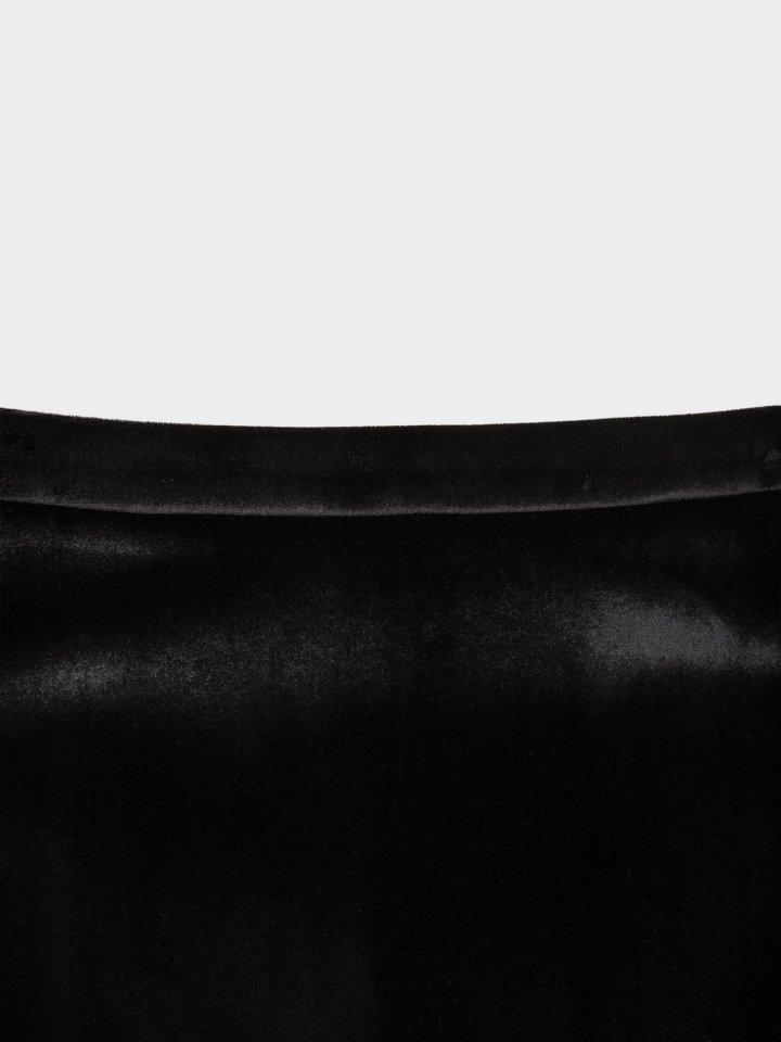 Moani - Korean Women Fashion - #momslook - Velvete Back Slit Skirt - 11