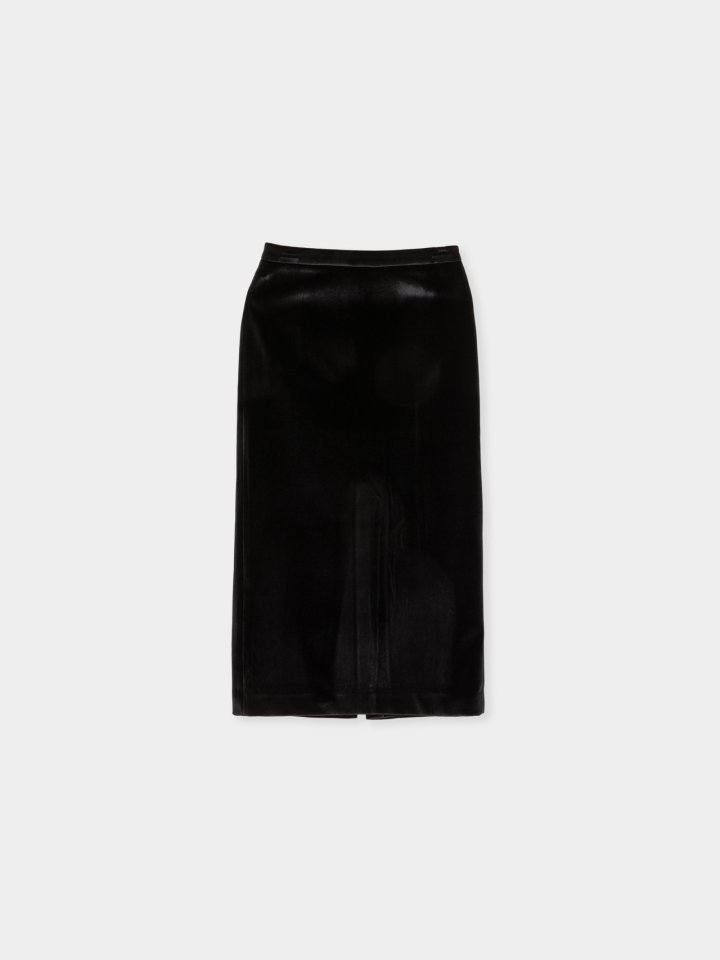 Moani - Korean Women Fashion - #momslook - Velvete Back Slit Skirt - 9