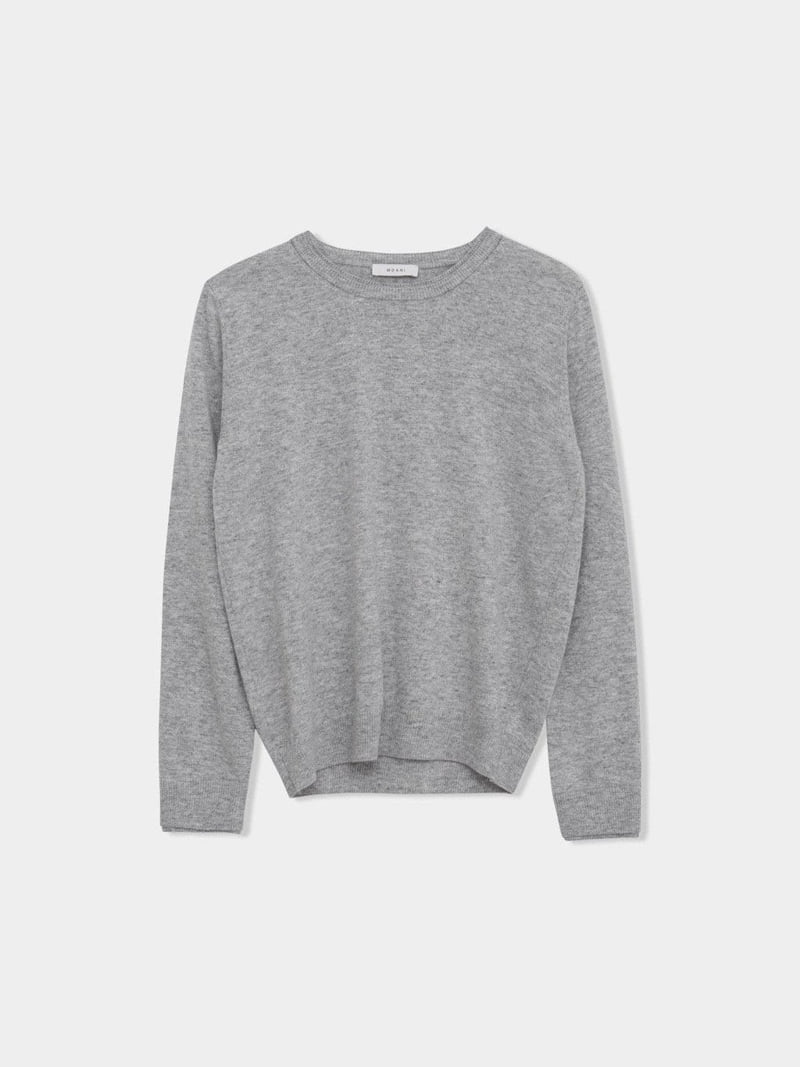 Moani - Korean Women Fashion - #momslook - Wool Cashmere Double Lipped Round Neck Knit Pullover - 11