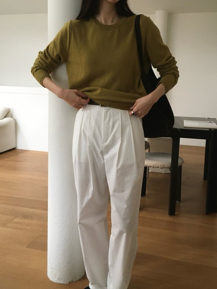 Moani - Korean Women Fashion - #pursuepretty - Pintuck Cotton Wide Pants - 10