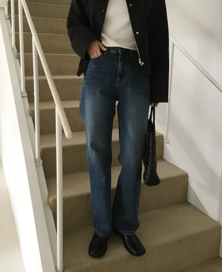 Moani - Korean Women Fashion - #pursuepretty - Till High Slim Denim Pants - 6