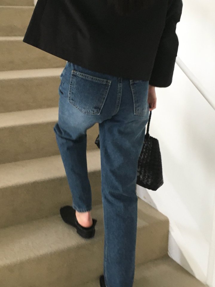 Moani - Korean Women Fashion - #restrostyle - Till High Slim Denim Pants - 7