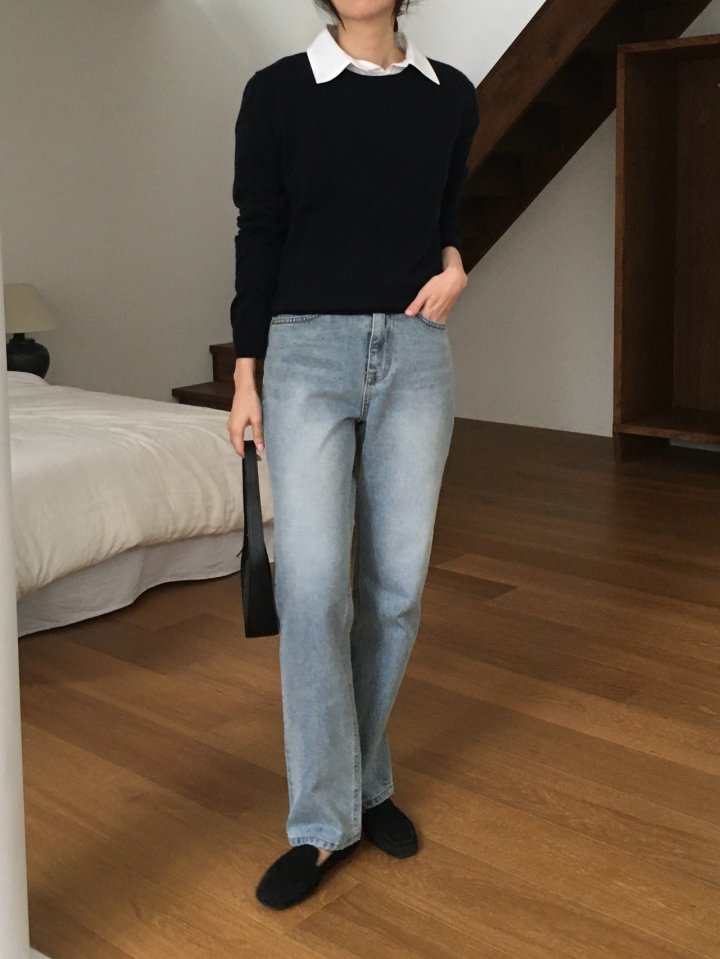 Moani - Korean Women Fashion - #restrostyle - Till High Slim Denim Pants - 6