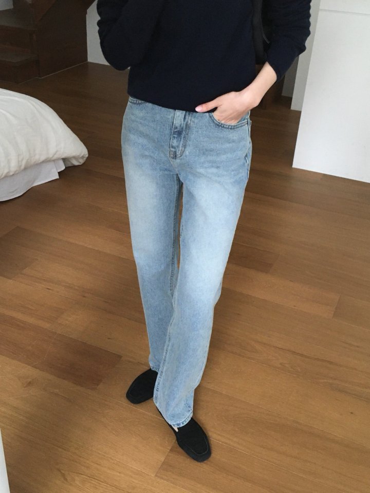 Moani - Korean Women Fashion - #romanticstyle - Till High Slim Denim Pants - 7