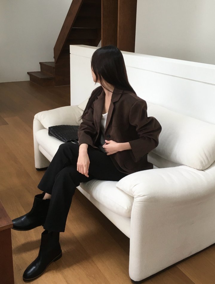Moani - Korean Women Fashion - #shopsmall - French Suede Over Jacket - 6