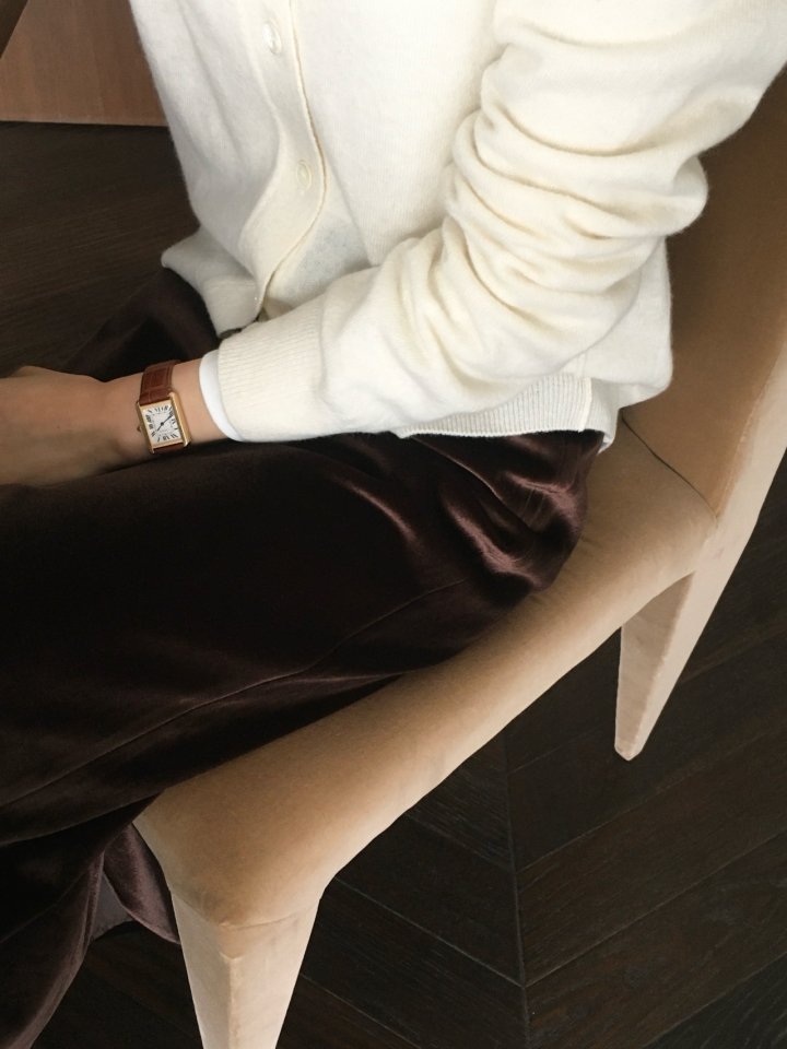 Moani - Korean Women Fashion - #shopsmall - Velvete Back Slit Skirt