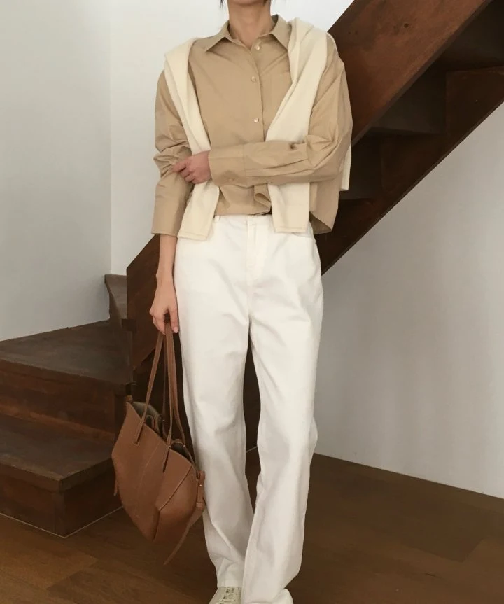 Moani - Korean Women Fashion - #thatsdarling - Crop Pocket Shirt - 6