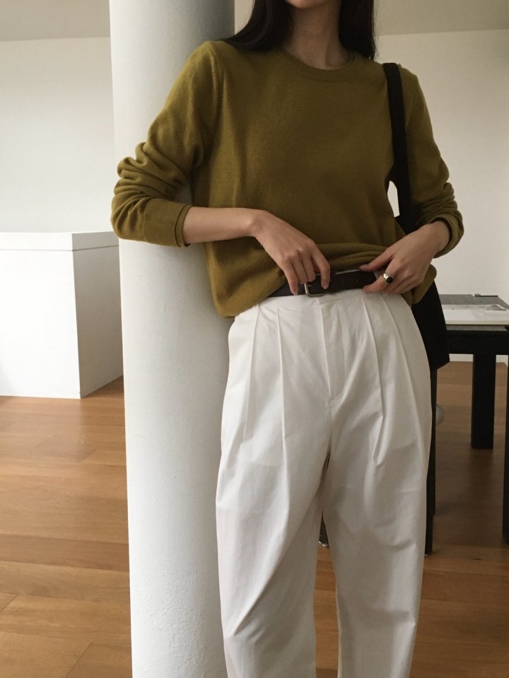 Moani - Korean Women Fashion - #vintagekidsstyle - Pintuck Cotton Wide Pants - 9